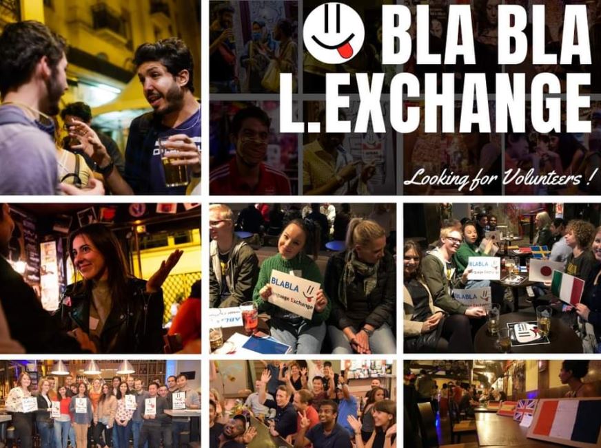 TODAY: BLABLAEXCHANGE – Meeting of Internationals  – Free Entrance