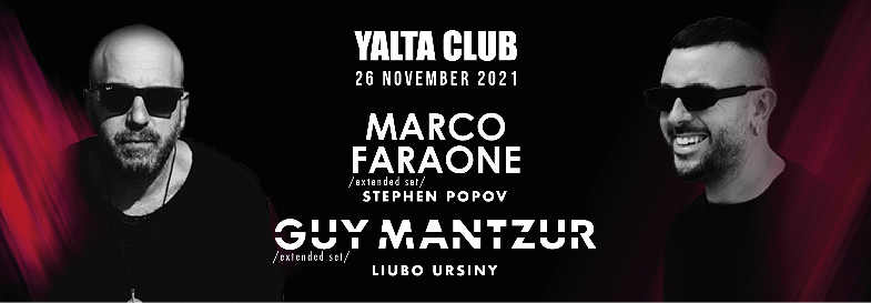 FRIDAY: Famous DJs Faraone und Mantzur in the Yalta Club